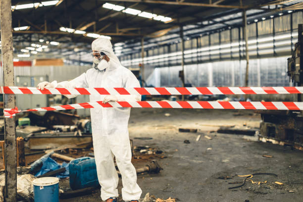 Professional Infectious Disease Decontamination technician working in Ward, AR